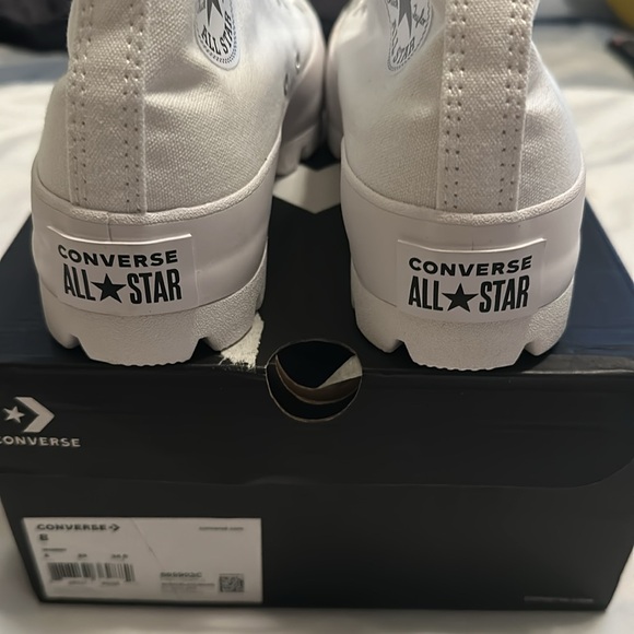 New inbox, Converse white lug, Sole sneakers size 8 - Picture 3 of 4